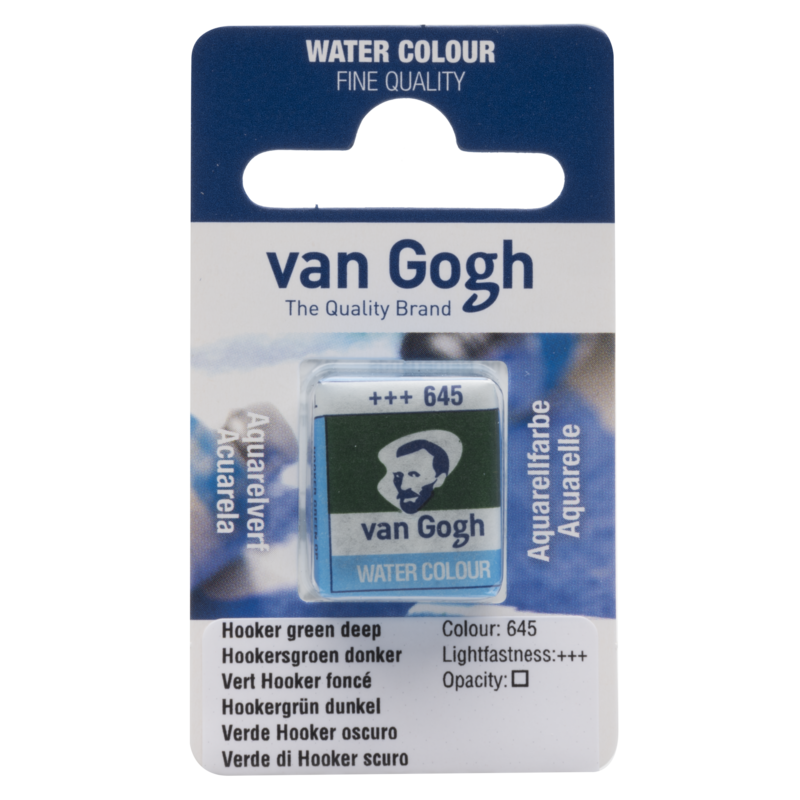 VAN GOGH Peinture aquarelle Godet Vert Hooker Foncé 645