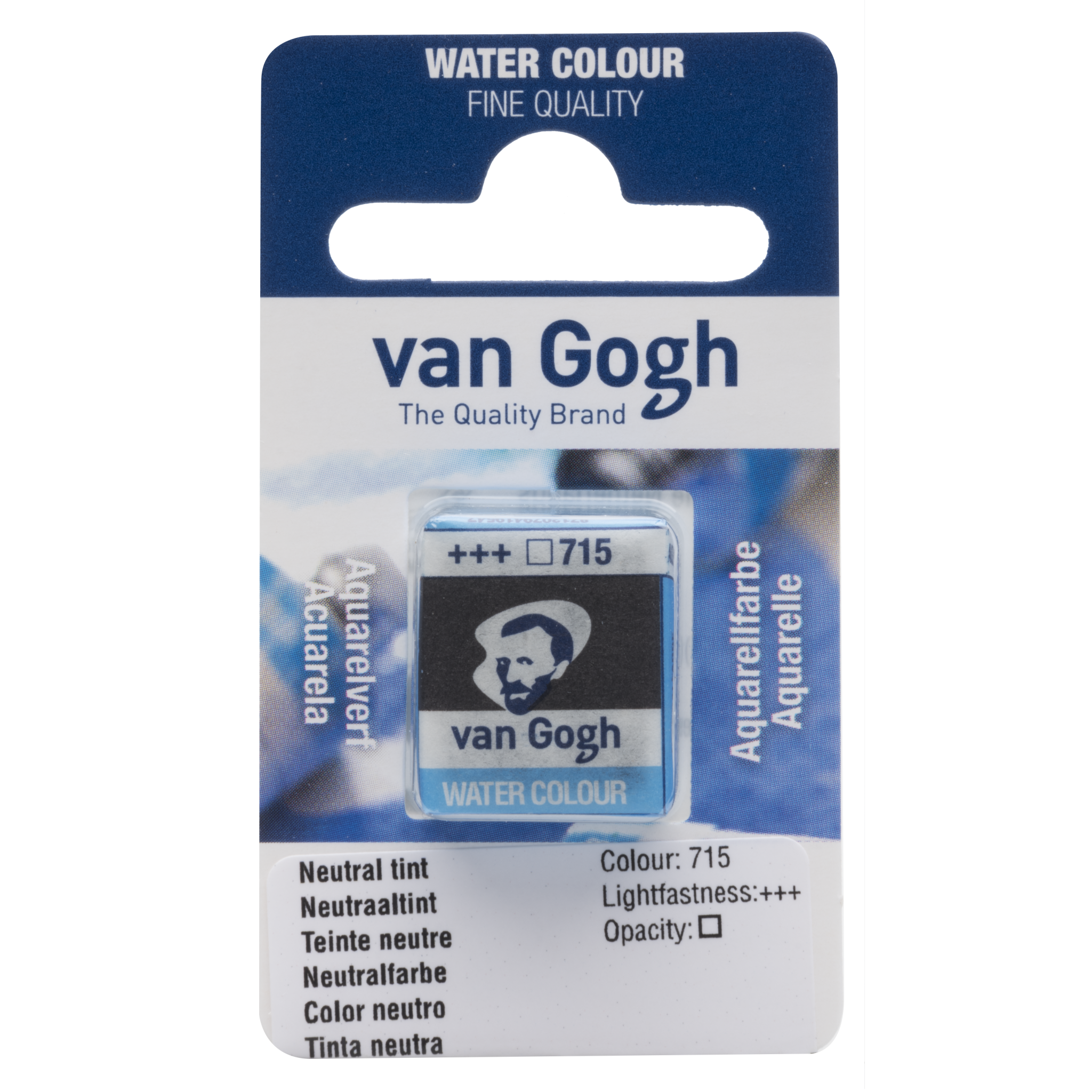 VAN GOGH Peinture aquarelle Godet Teinte Neutre 715