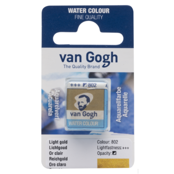 VAN GOGH Peinture aquarelle Godet Or Clair 802