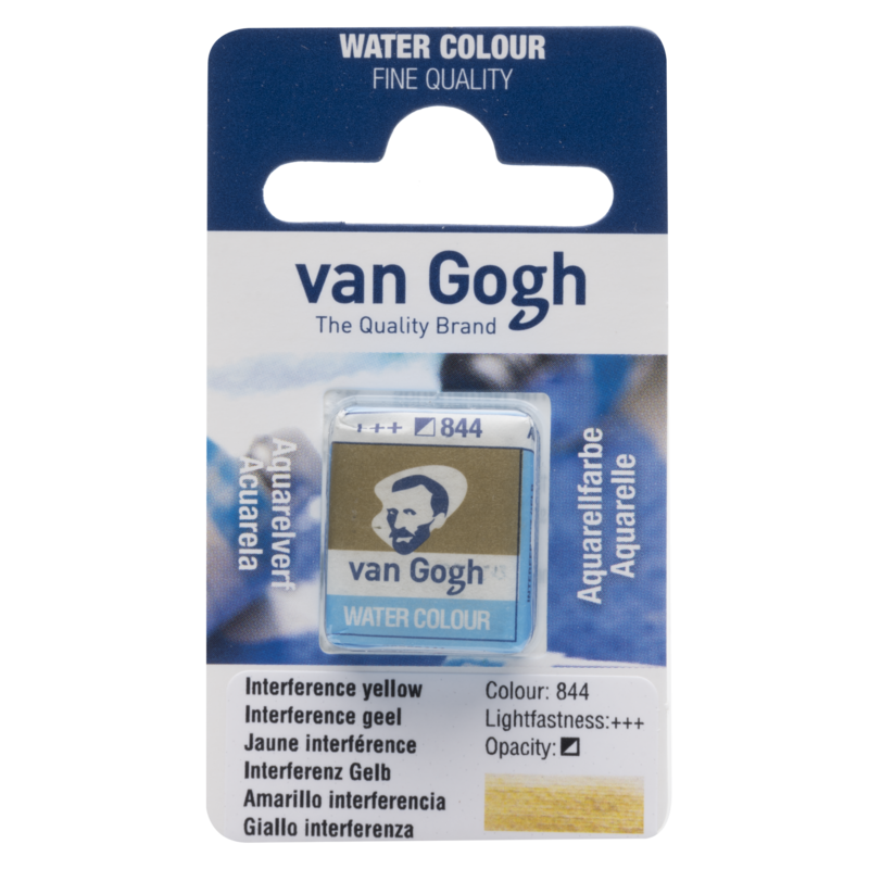 VAN GOGH Peinture aquarelle Godet Jaune Interférence 844