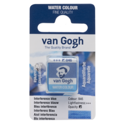 VAN GOGH Peinture aquarelle Godet Bleu Interférence 846