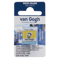 VAN GOGH Peinture aquarelle Godet Jaune Transparent Moyen 272