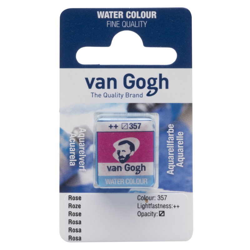 VAN GOGH Peinture aquarelle Godet Rose 357