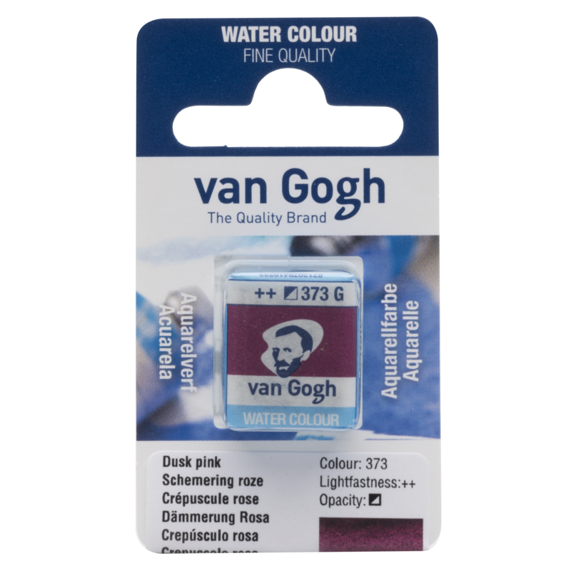 VAN GOGH Peinture aquarelle Godet Crépuscule Rose 373