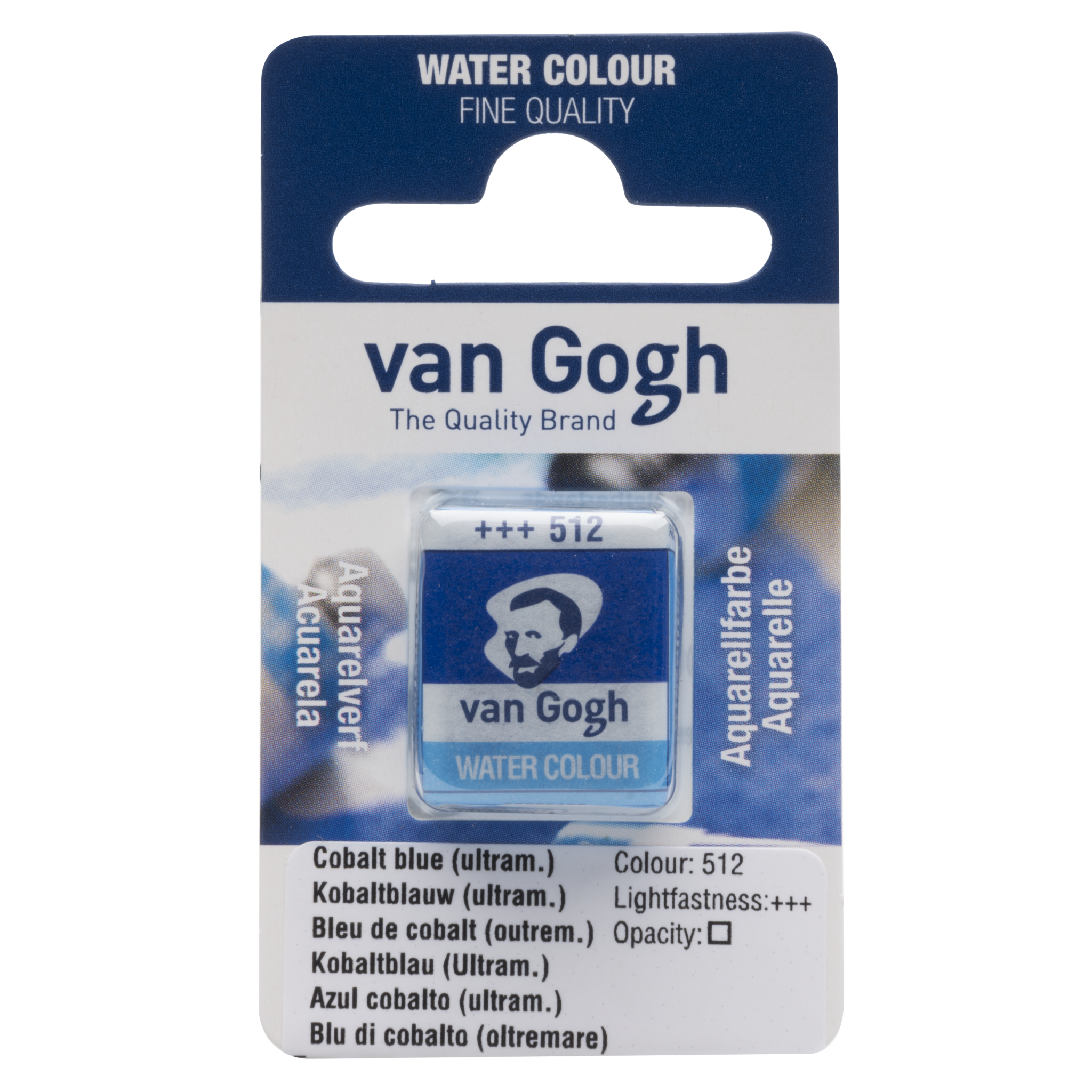 VAN GOGH Peinture aquarelle Godet Bleu de Cobalt (Outremer) 512