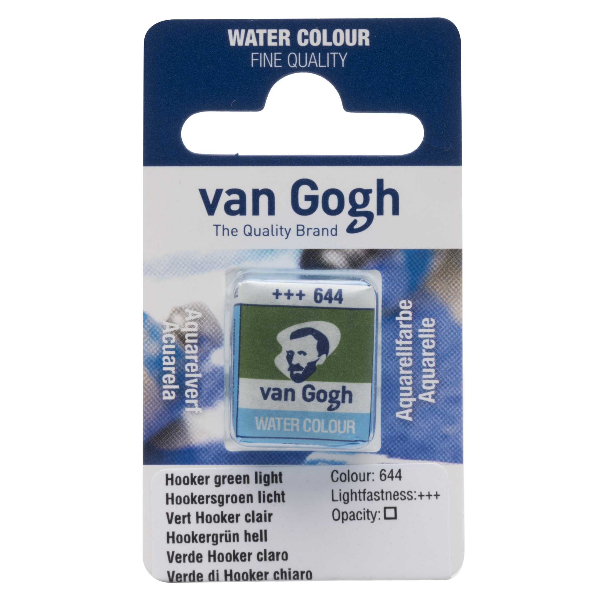 VAN GOGH Peinture aquarelle Godet Vert Hooker Clair 644