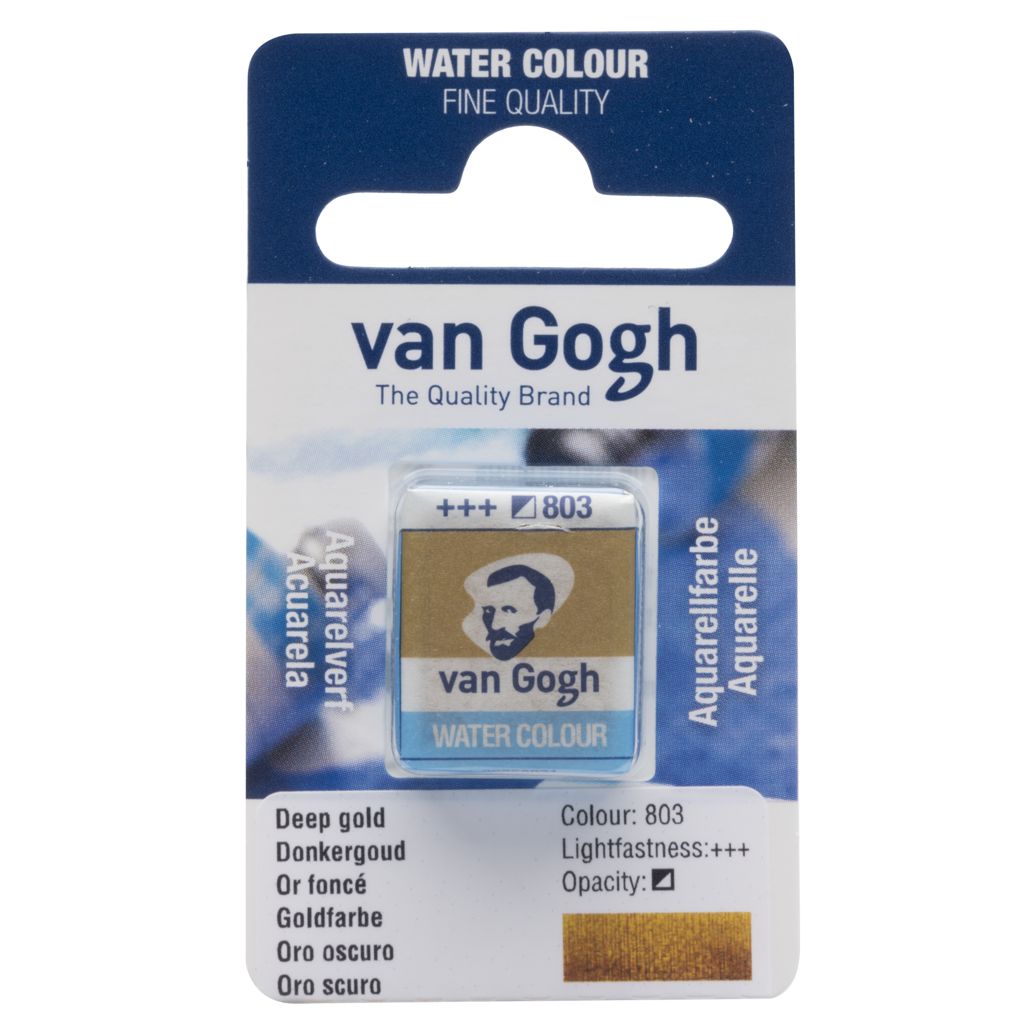 VAN GOGH Peinture aquarelle Godet Or Foncé 803
