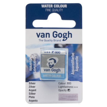 VAN GOGH Peinture aquarelle Godet Argent 800