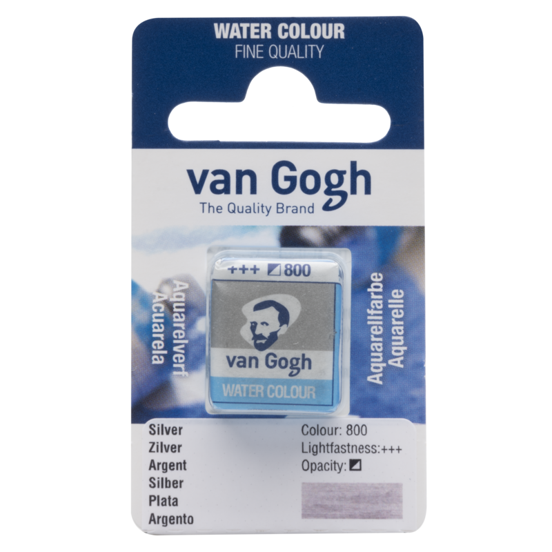 VAN GOGH Peinture aquarelle Godet Argent 800