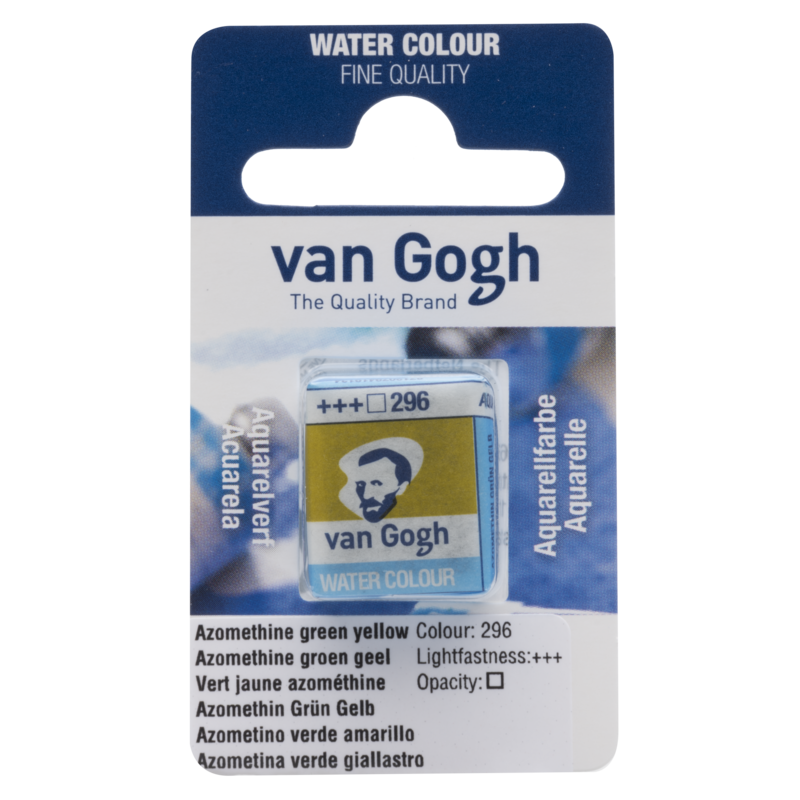 VAN GOGH VAN GOGH Aquarelle 1/2 Godet VERT JAUNE AZO