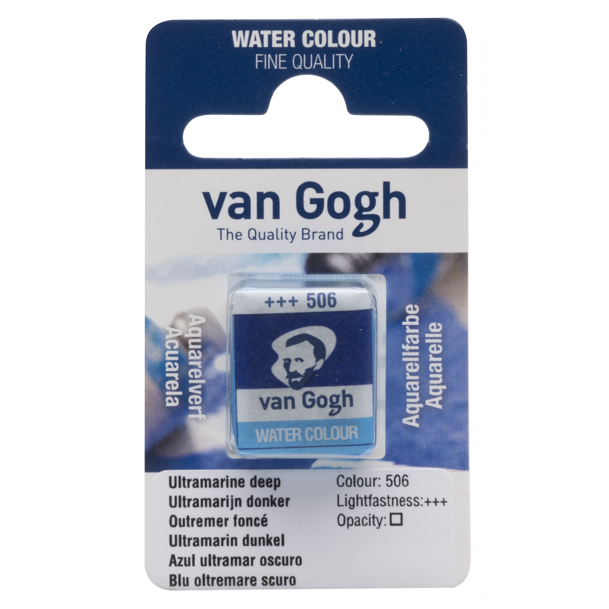 VAN GOGH Peinture aquarelle Godet Outremer Foncé 506