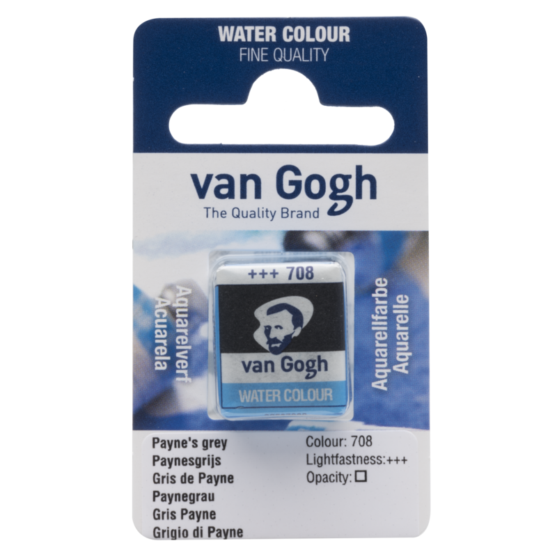 VAN GOGH Peinture aquarelle Godet Gris de Payne 708