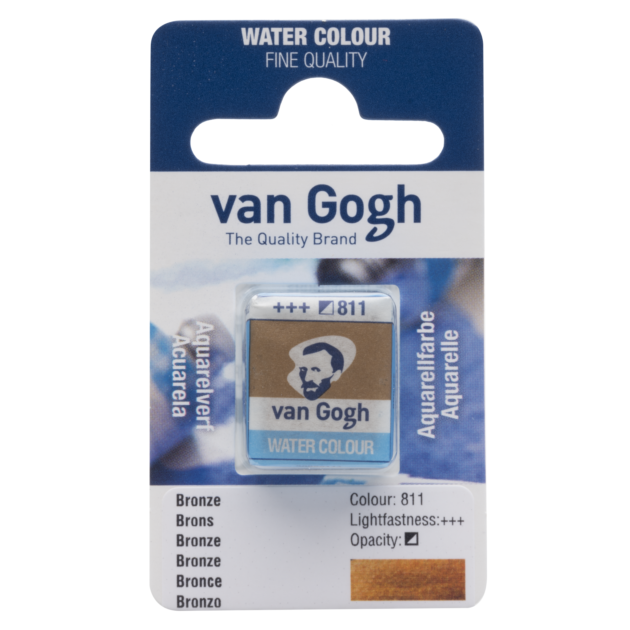 VAN GOGH Peinture aquarelle Godet Bronze 811
