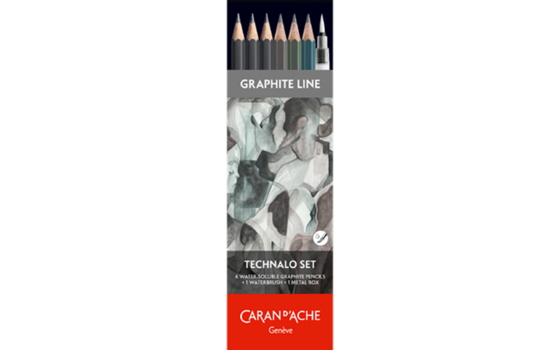 CARAN D'ACHE Technalo - Set crayons graphite - assortiment 7 pièces FSC