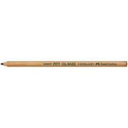 FABER CASTELL Crayon Pitt Oil Base noir très tendre