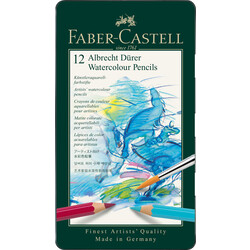 FABER CASTELL Crayons couleur A. Dürer boîte métal 12x