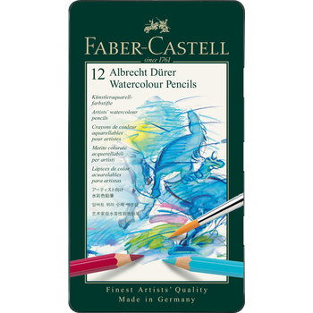 FABER CASTELL Crayons Couleur A. Dürer Boîte Métal 12X