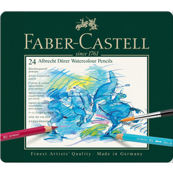 FABER CASTELL Crayons couleur A. Dürer boîte métal 24x