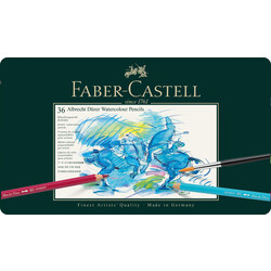 FABER CASTELL Crayons couleur A. Dürer boîte métal 36x