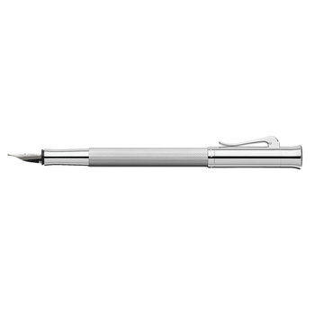 FABER CASTELL Stylo Plume F Guilloché plaqué rhodium