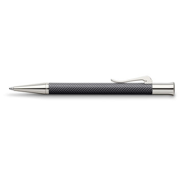 FABER CASTELL Stylo Bille Guilloché, ciselé, anthracite