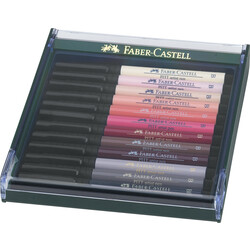 FABER CASTELL Box Pitt Artist Pen B  coul. chair 12x