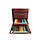 STABILO Coffret bois x 60 STABILO CarbOthello + 1 taille-crayon + 1 gomme + 1 estompe
