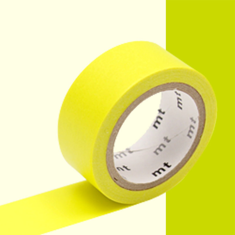 MT MASKING TAPE MT EXTRA-FLUO luminescent jaune / yellow - 1,5cm x 5m