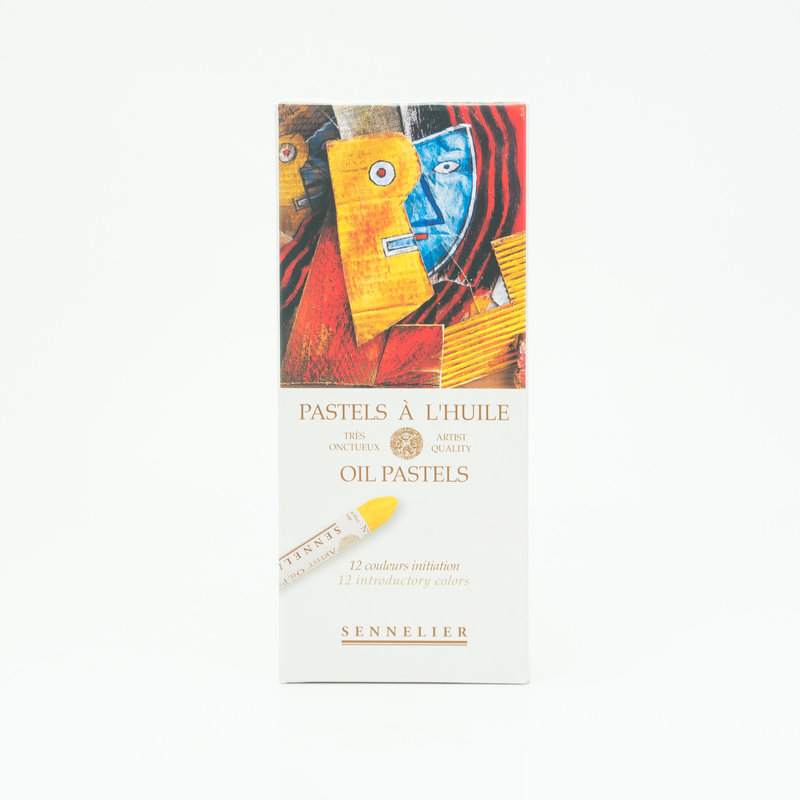 SENNELIER Boîte carton Pastel Huile Initiation 12 Pastels