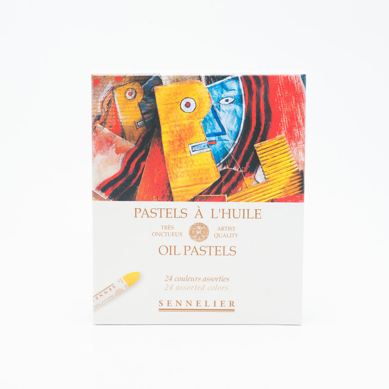 SENNELIER Boîte carton Pastel Huile Universel 24 Pastels