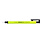 TOMBOW Stylo Gomme Mono Zéro, Rechargeable, Pointe Ronde Diamètre 2,3 Mm, Neon Yellow