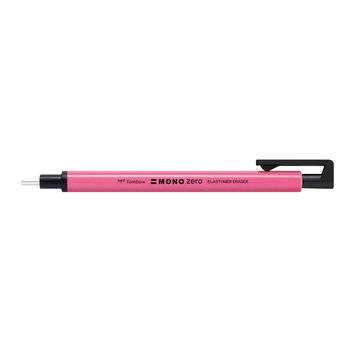 TOMBOW EH-KUR83 Eraser pen MONO zero, refillable, round tip diameter 2.3 mm, neon pink