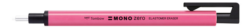TOMBOW Stylo Gomme Mono Zéro, Rechargeable, Pointe Ronde Diamètre 2,3 Mm, Neon Pink, Vrac