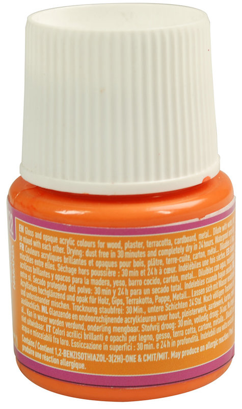 PEBEO Deco Gloss Paint - 45 mL - Orange