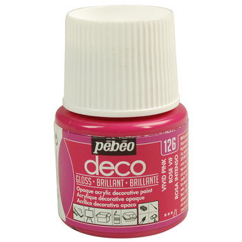 PEBEO Glossy Deco Paint - 45 ml - Bright Pink