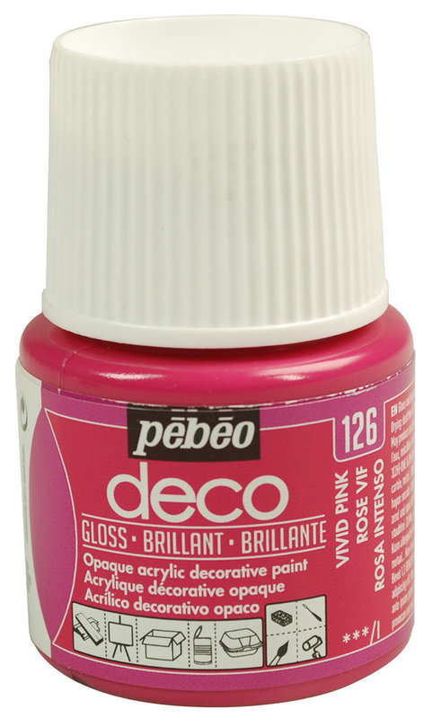 PEBEO Deco Brillant 45 Ml Rose Vif