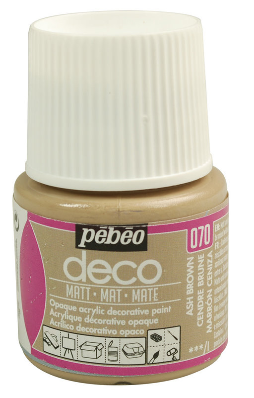 PEBEO Deco Mat 45 Ml Cendre Brune