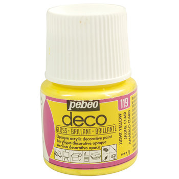 PEBEO Deco Gloss Paint - 45 mL - Light Yellow