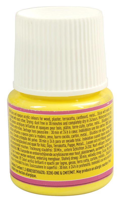 PEBEO Deco Gloss Paint - 45 mL - Light Yellow