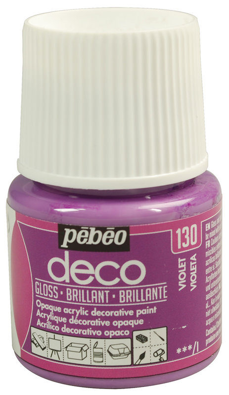 PEBEO Deco Gloss Paint - 45 mL - Purple