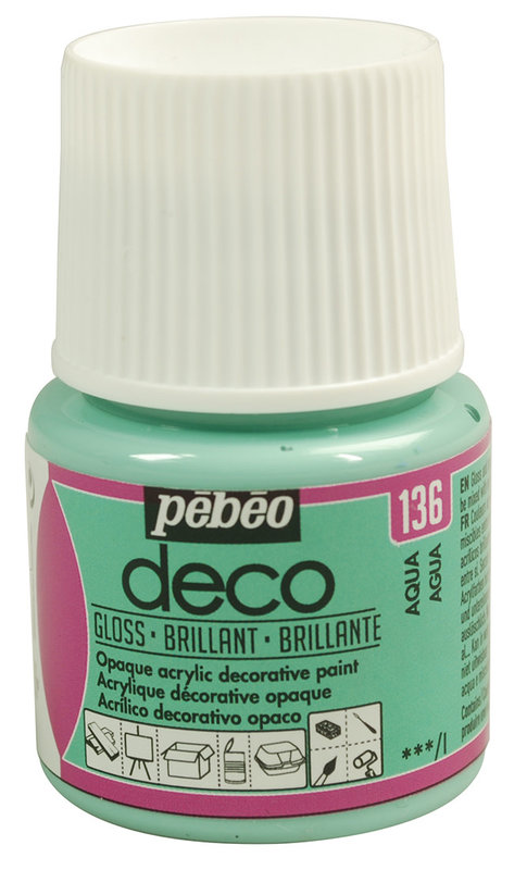 PEBEO Deco Brillant 45 Ml Aqua