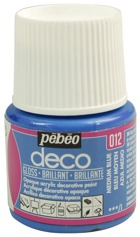 PEBEO Deco Brillant 45 Ml Bleu Moyen