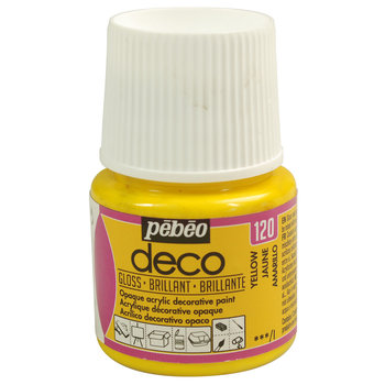 PEBEO Glossy Deco Paint - 45 ml - Yellow