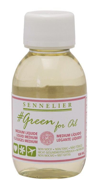 SENNELIER Medium liquide 100ml - GREEN FOR OIL