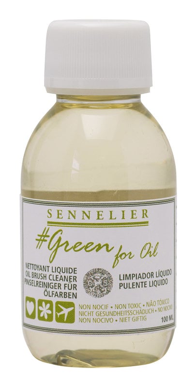 SENNELIER Nettoyant liquide 100ml - GREEN FOR OIL