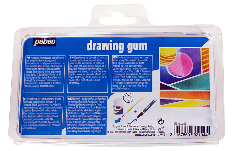 PEBEO Marqueur Drawing Gum Sous Coque Pointe 4 Mm Ronde