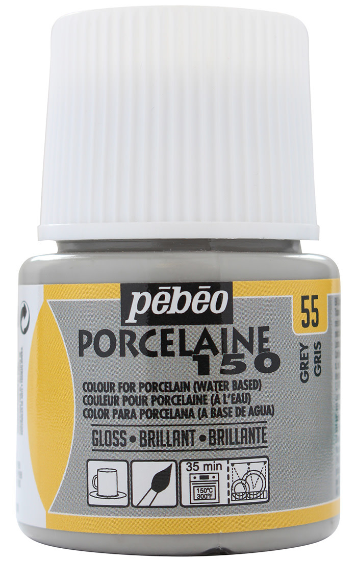 PEBEO Porcelaine 150 Brillante 45 Ml Gris