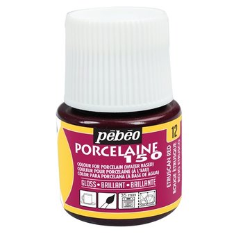 PEBEO Porcelain paint 150 - 45 ml- Etruscan red