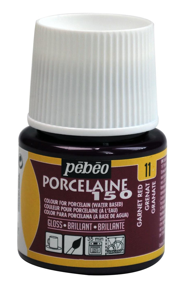 PEBEO Porcelaine 150 Brillante 45 Ml Grenat