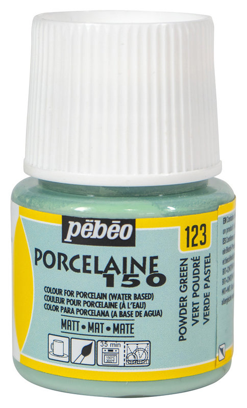 PEBEO Porcelaine 150 Mat 45 Ml Vert Poudré